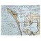 Betsy Drake Anna Maria Island, FL Nautical Map Place Mat Set of 4